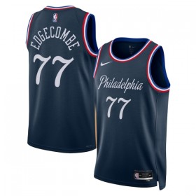 Maillot Homme Philadelphia 76ers VJ Edgecombe 2025-26 Nike City Edition Navy Swingman